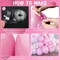 Pink Balloons Garland Arch Kit, Different Sizes 18 12 10 5 Inch Latex Balloons for Birthday Baby Shower Wedding Valentine's Day Party Decoration